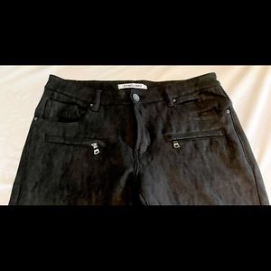 Mens Embellish Sueded Pants